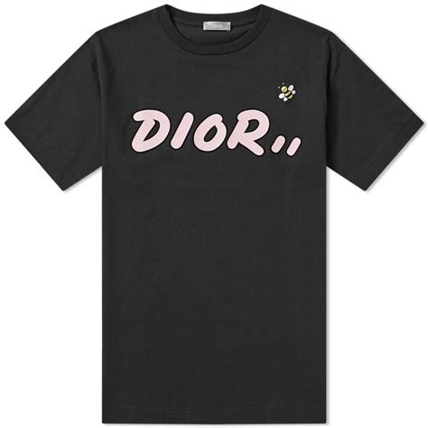 dior kaws black t shirt